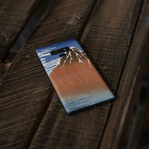 Hokusai Fuji Mountains in clear Weather Galaxy Note 9 Skin